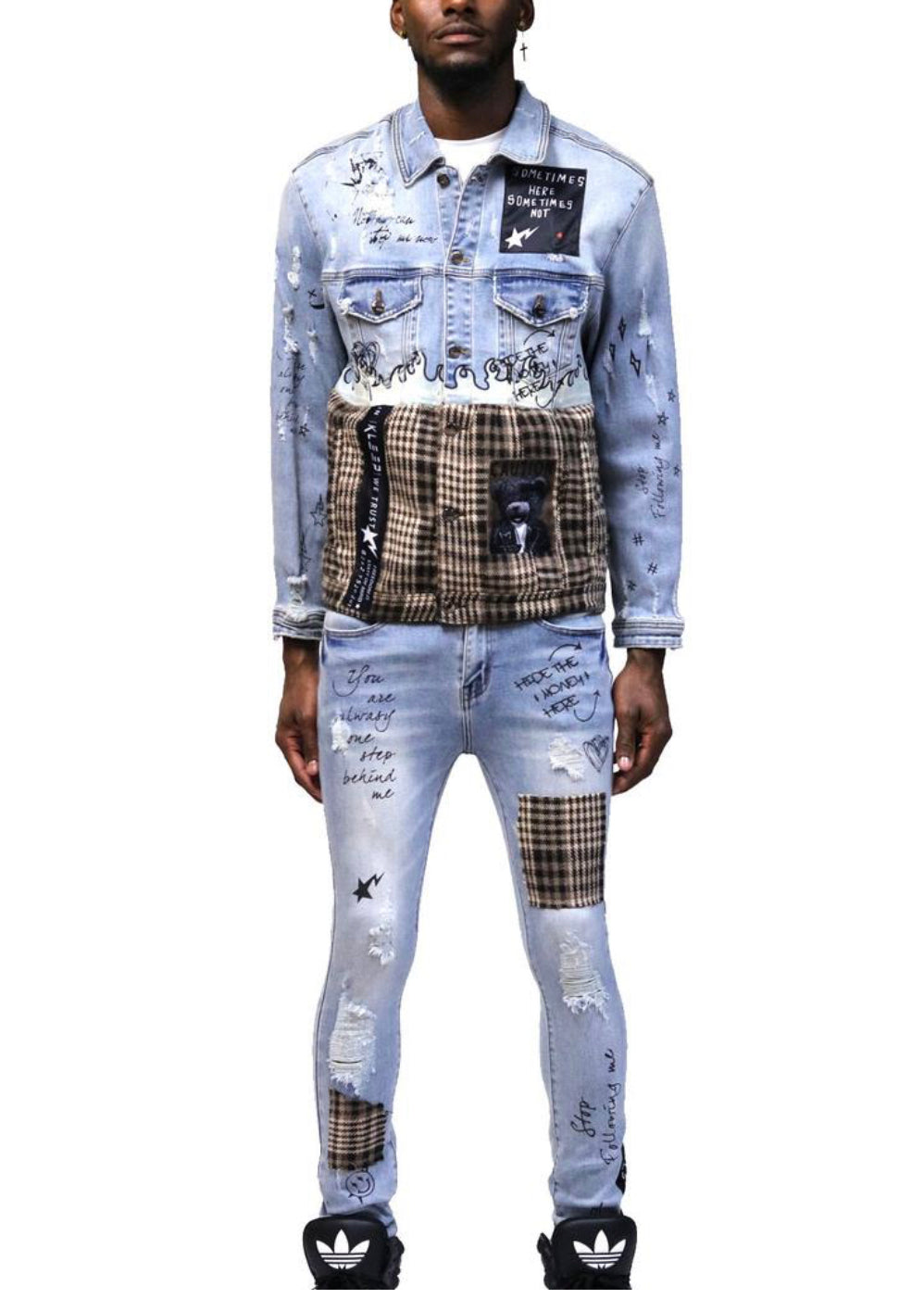 Love To Kleep (Crimson Premium Washed Denim Jacket)