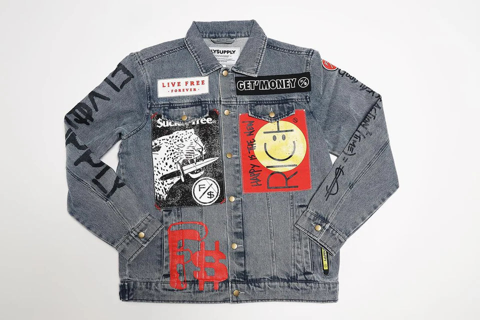 Fly Supply {NEW RICH DENIM JACKET} (DENIM)