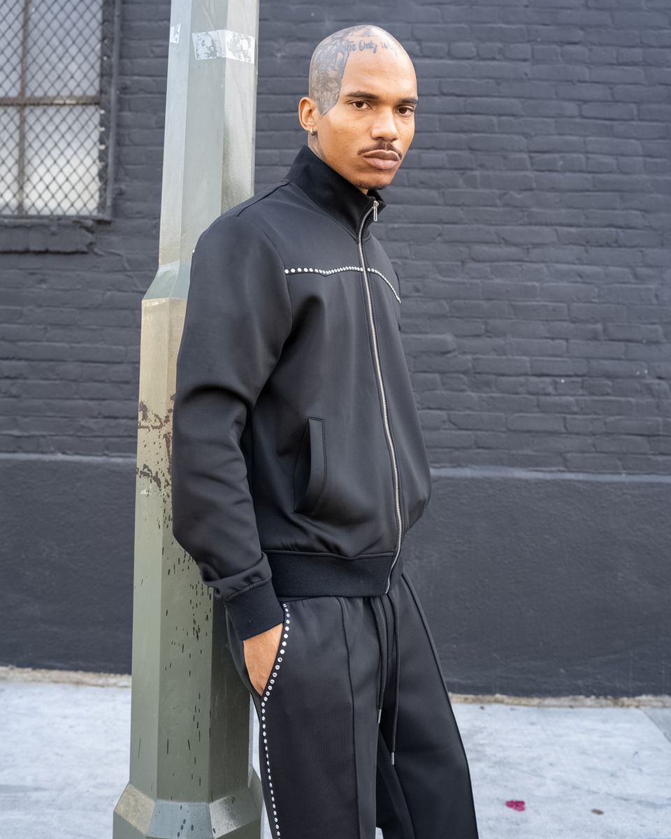 EPTM {MARTINE TRACK JACKET} - BLACK