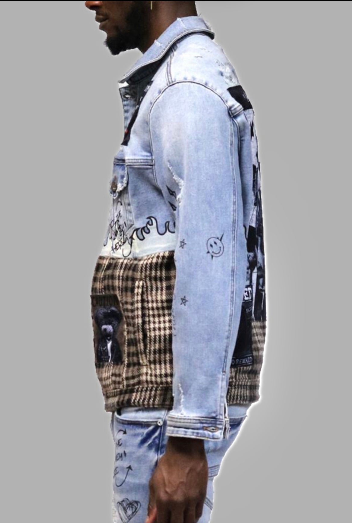 Love To Kleep (Crimson Premium Washed Denim Jacket)