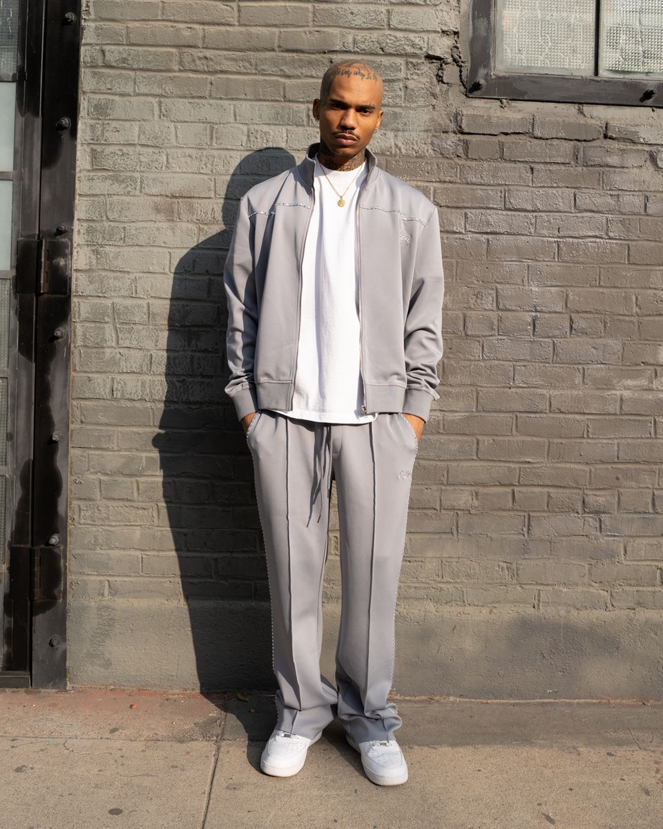 EPTM {MARTINE TRACK JACKET} - GREY