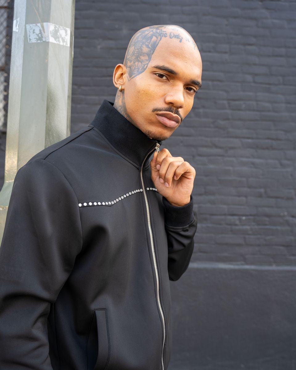 EPTM {MARTINE TRACK JACKET} - BLACK