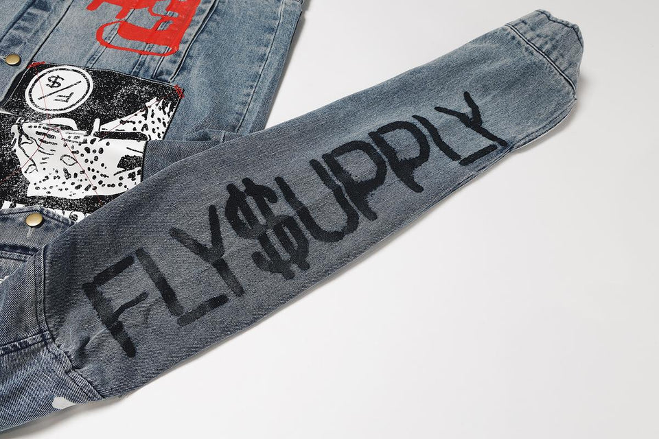 Fly Supply {NEW RICH DENIM JACKET} (DENIM)