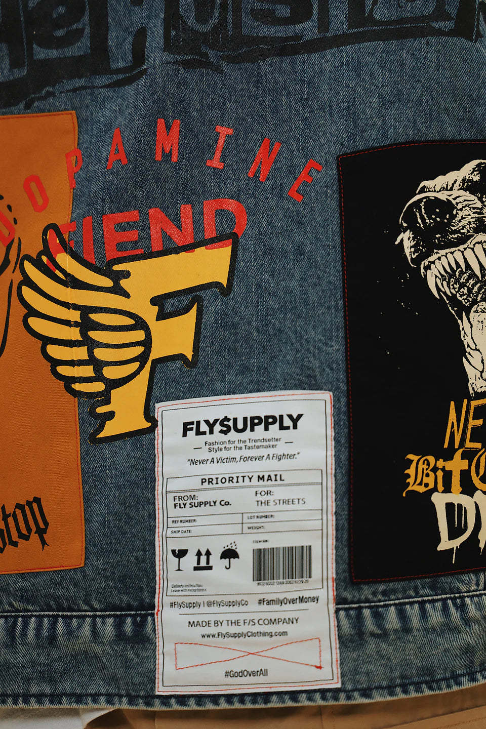 Fly Supply {NEW RICH DENIM JACKET} (DENIM)