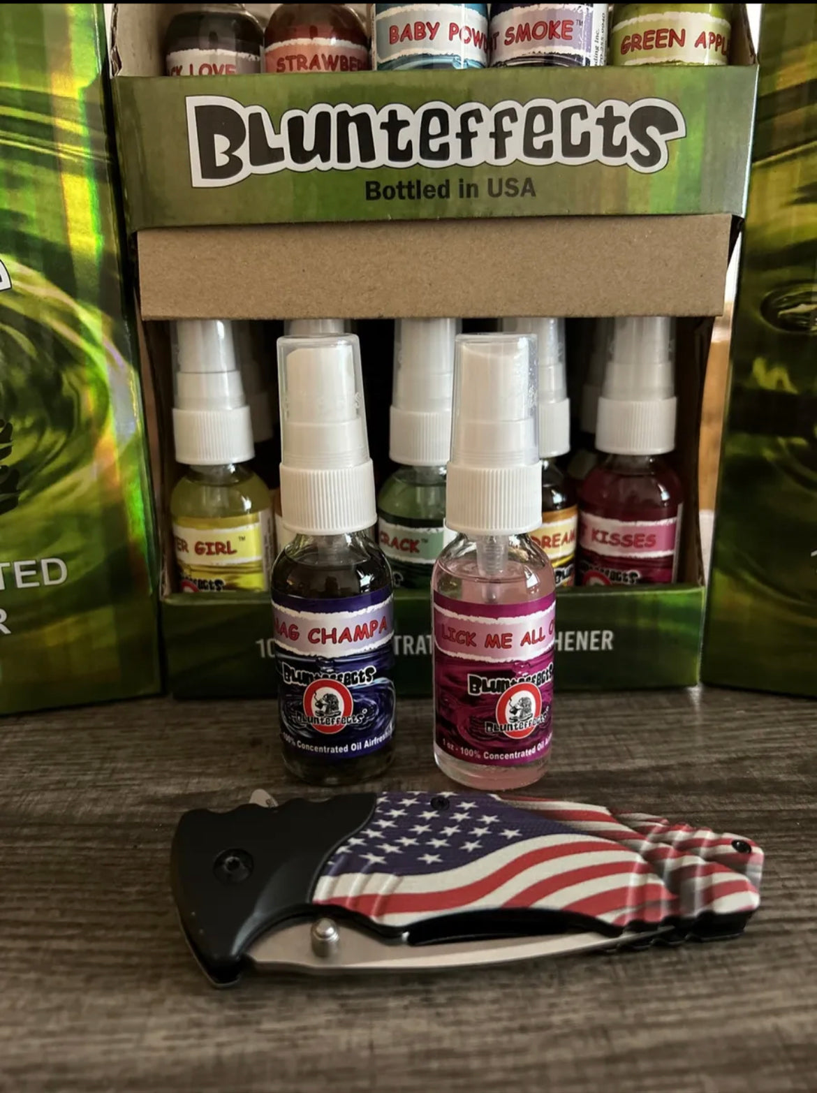 Blunteffects (100% Concentrated Air Room Freshener Home & Car Spray) assorted scents