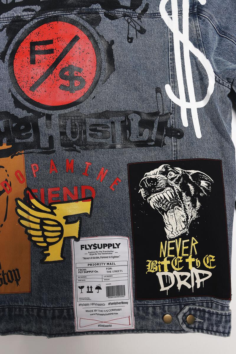 Fly Supply {NEW RICH DENIM JACKET} (DENIM)