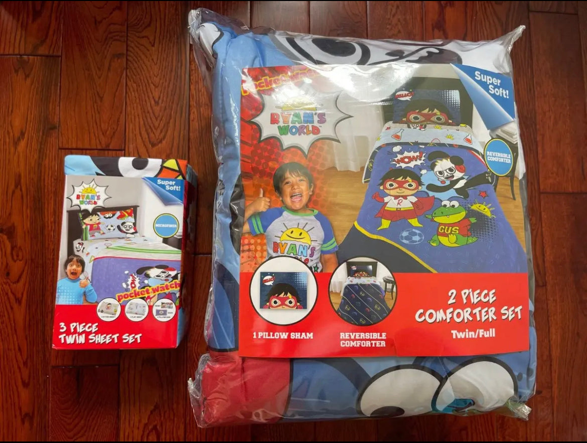 Ryans World 2 piece comforter set Brand NEW