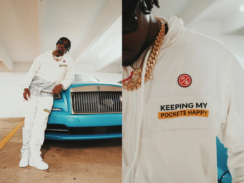 Fly Supply {HAPPY POCKETS JOGGER} (WHITE)