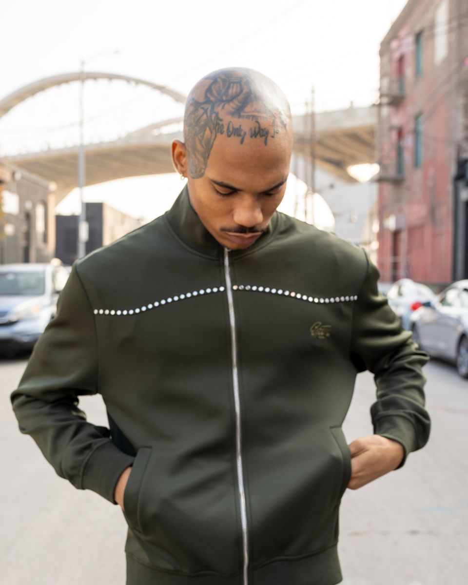 EPTM {MARTINE TRACK JACKET} - OLIVE