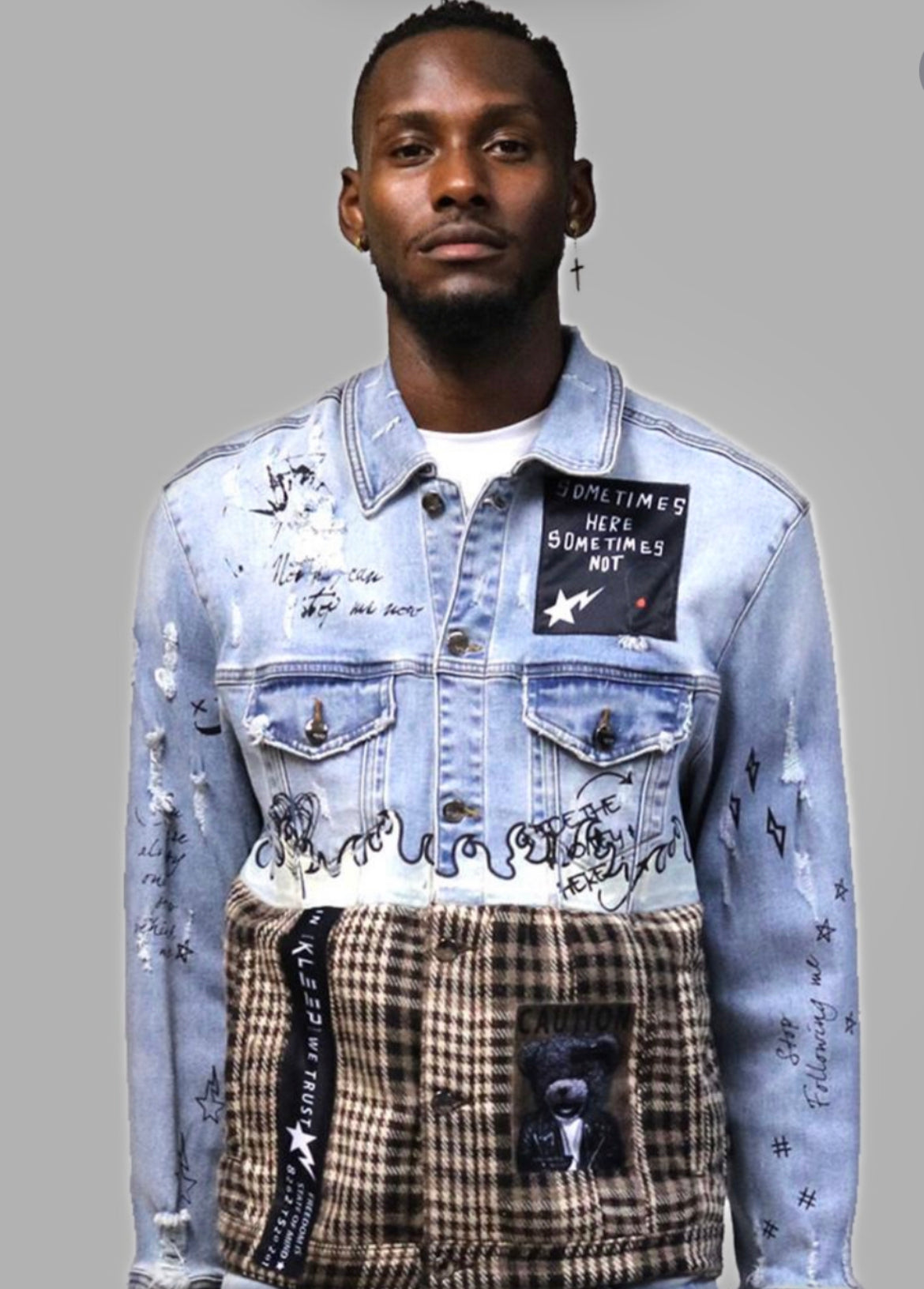 Love To Kleep (Crimson Premium Washed Denim Jacket)