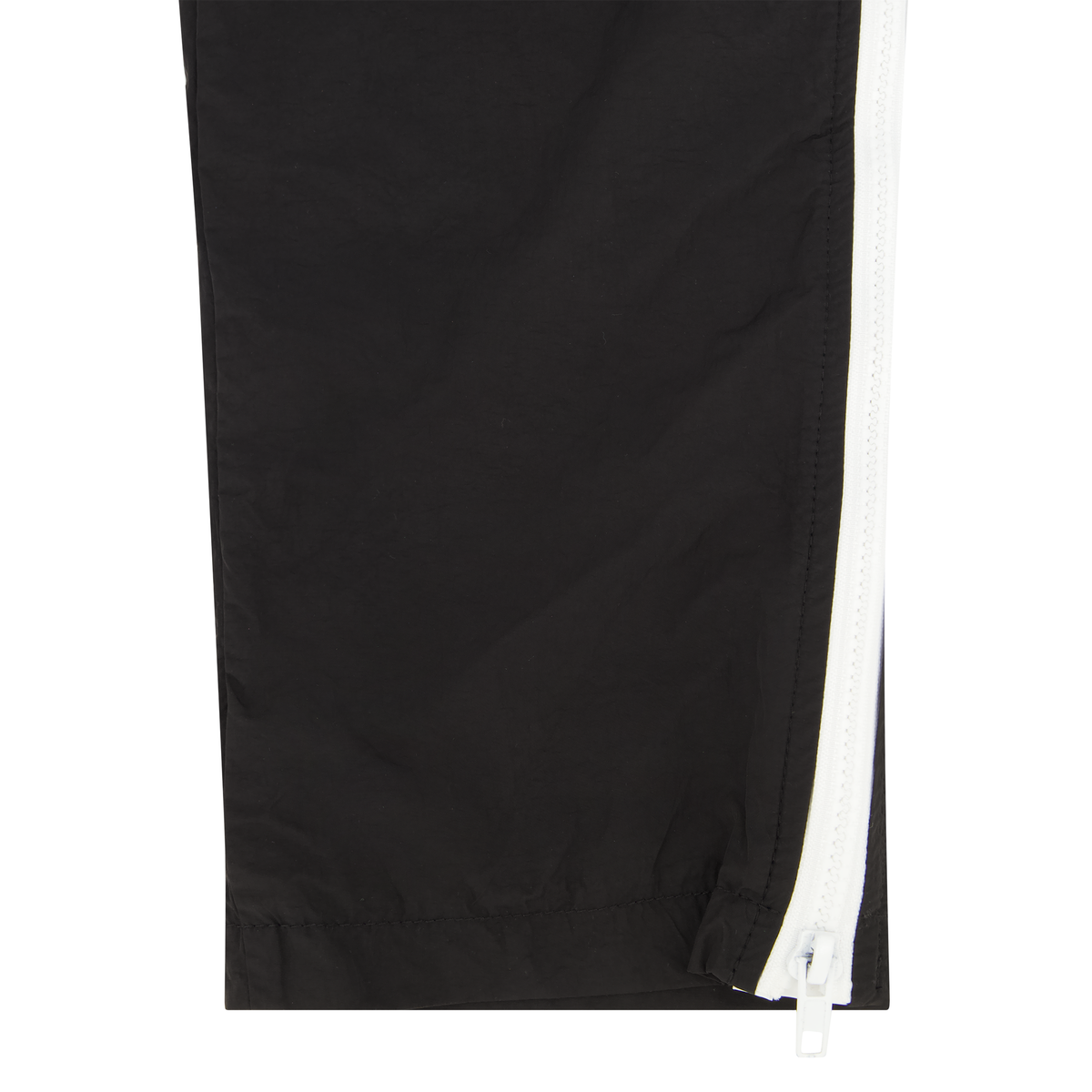 8&9 (SLIDE NYLON FLARE ZIPPER PANT BLACK)