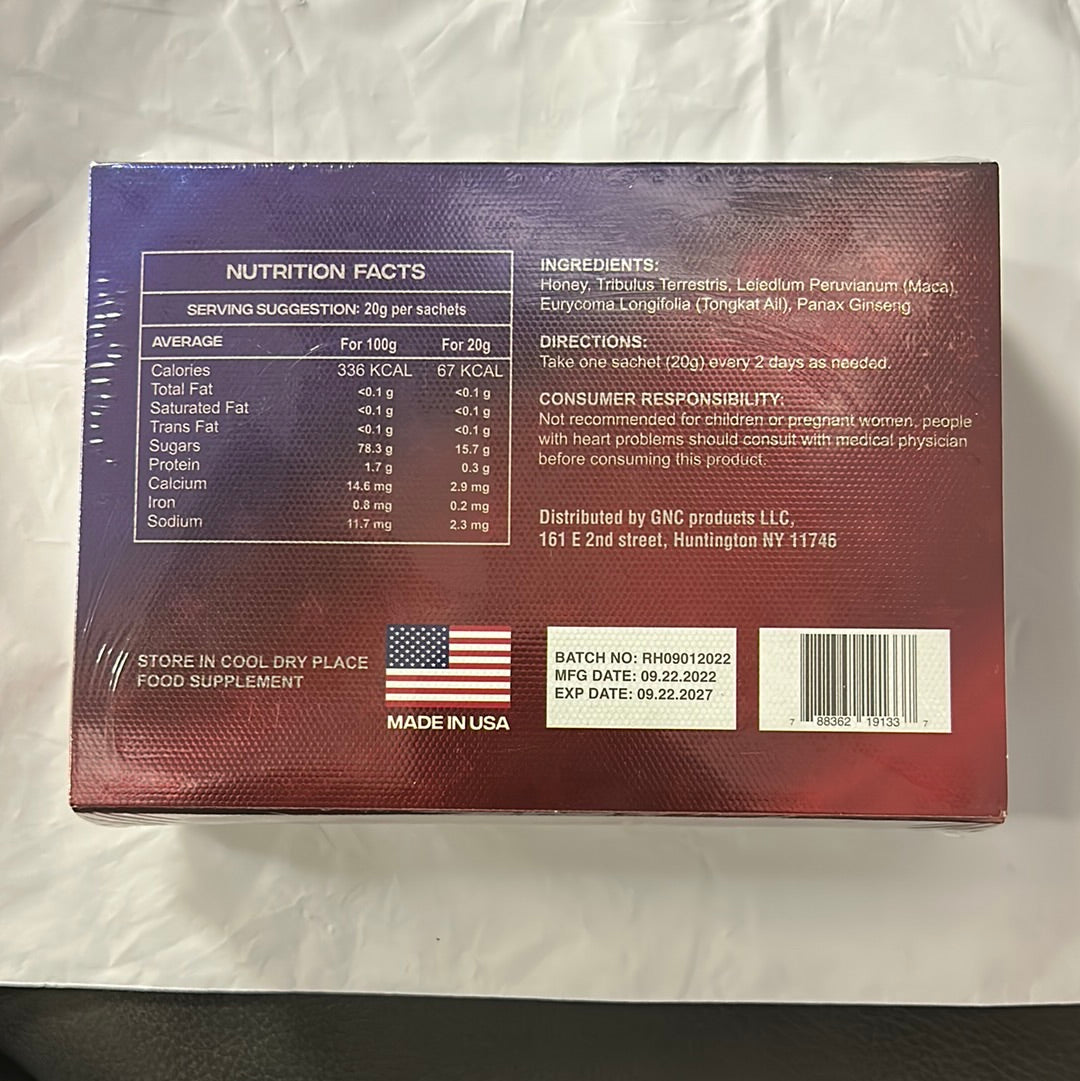 Royal Honey America VIP+ (12 Sachets - 20 G)