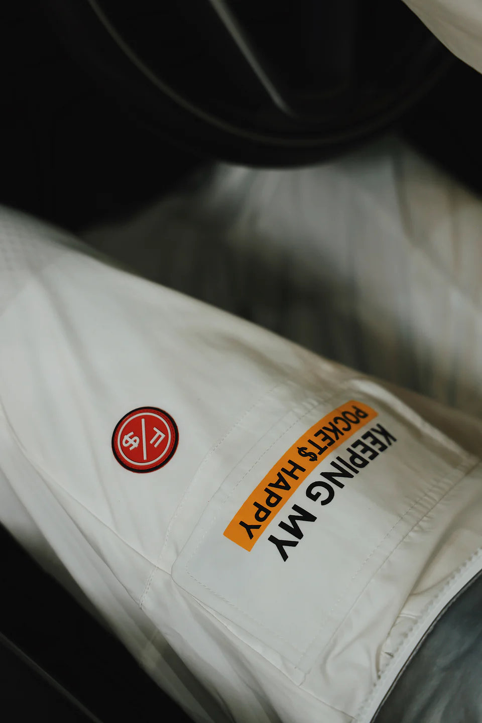 Fly Supply {HAPPY POCKETS JOGGER} (WHITE)