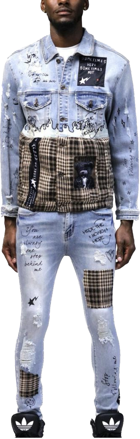 Love To Kleep (Crimson Premium Washed Denim Jacket)