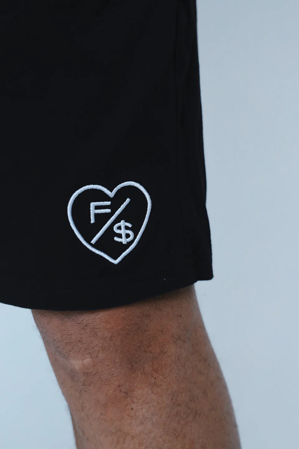 Fly Supply {LOVE WHO LOVES YOU} (BLACK - SHORTS)
