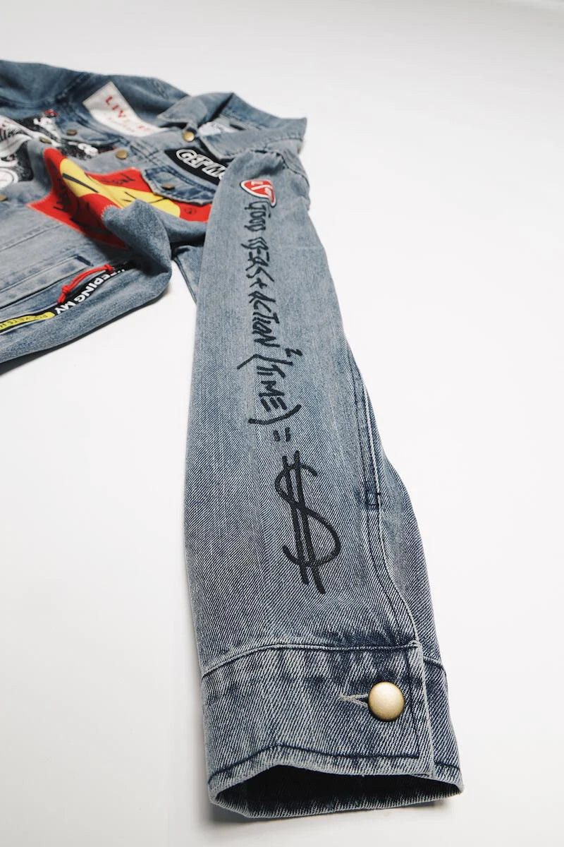 Fly Supply {NEW RICH DENIM JACKET} (DENIM)