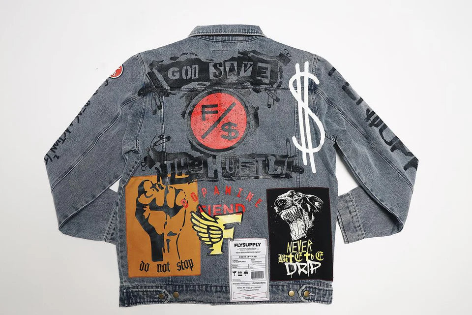 Fly Supply {NEW RICH DENIM JACKET} (DENIM)