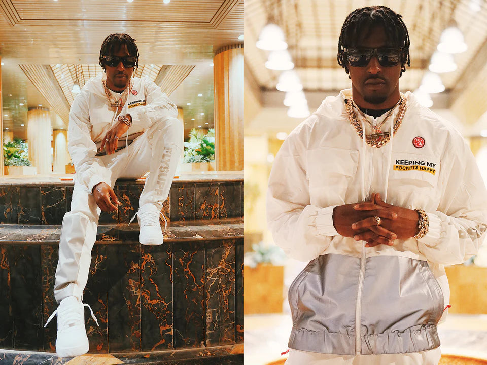 Fly Supply {HAPPY POCKETS JOGGER} (WHITE)