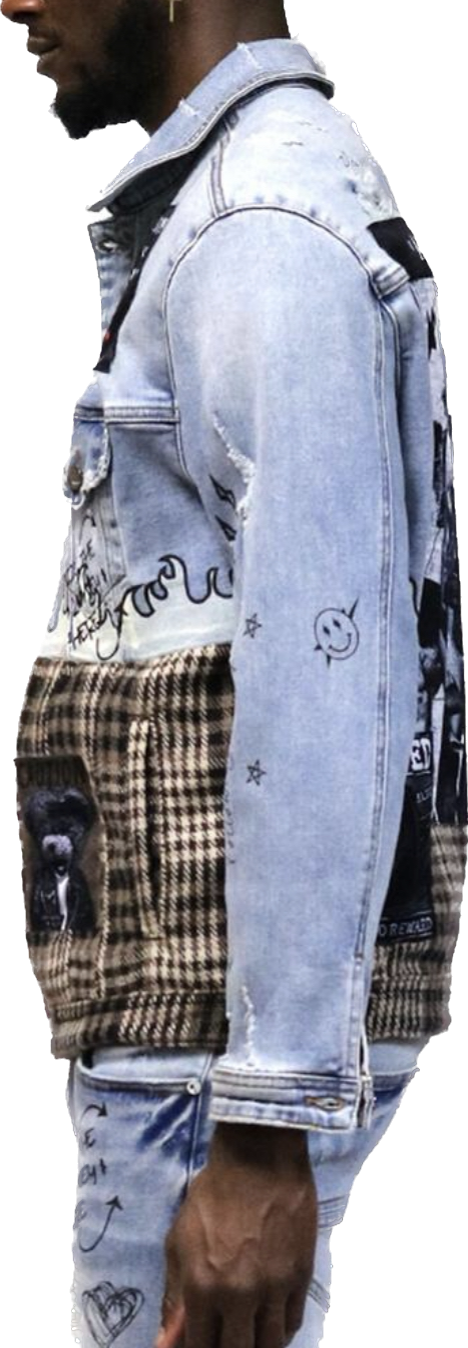 Love To Kleep (Crimson Premium Washed Denim Jacket)