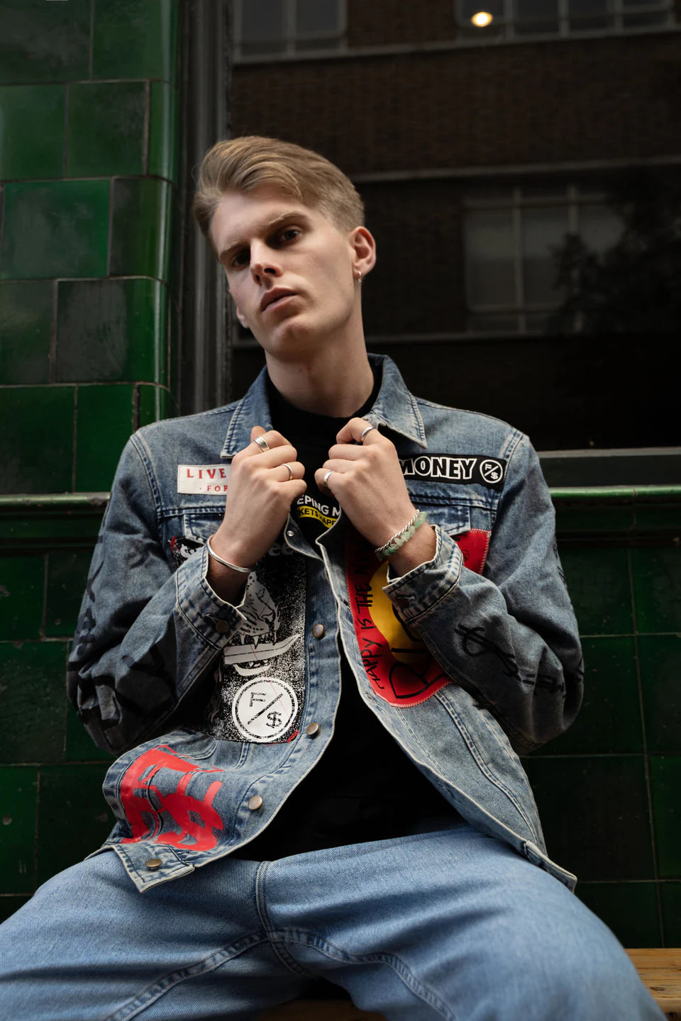 Fly Supply {NEW RICH DENIM JACKET} (DENIM)