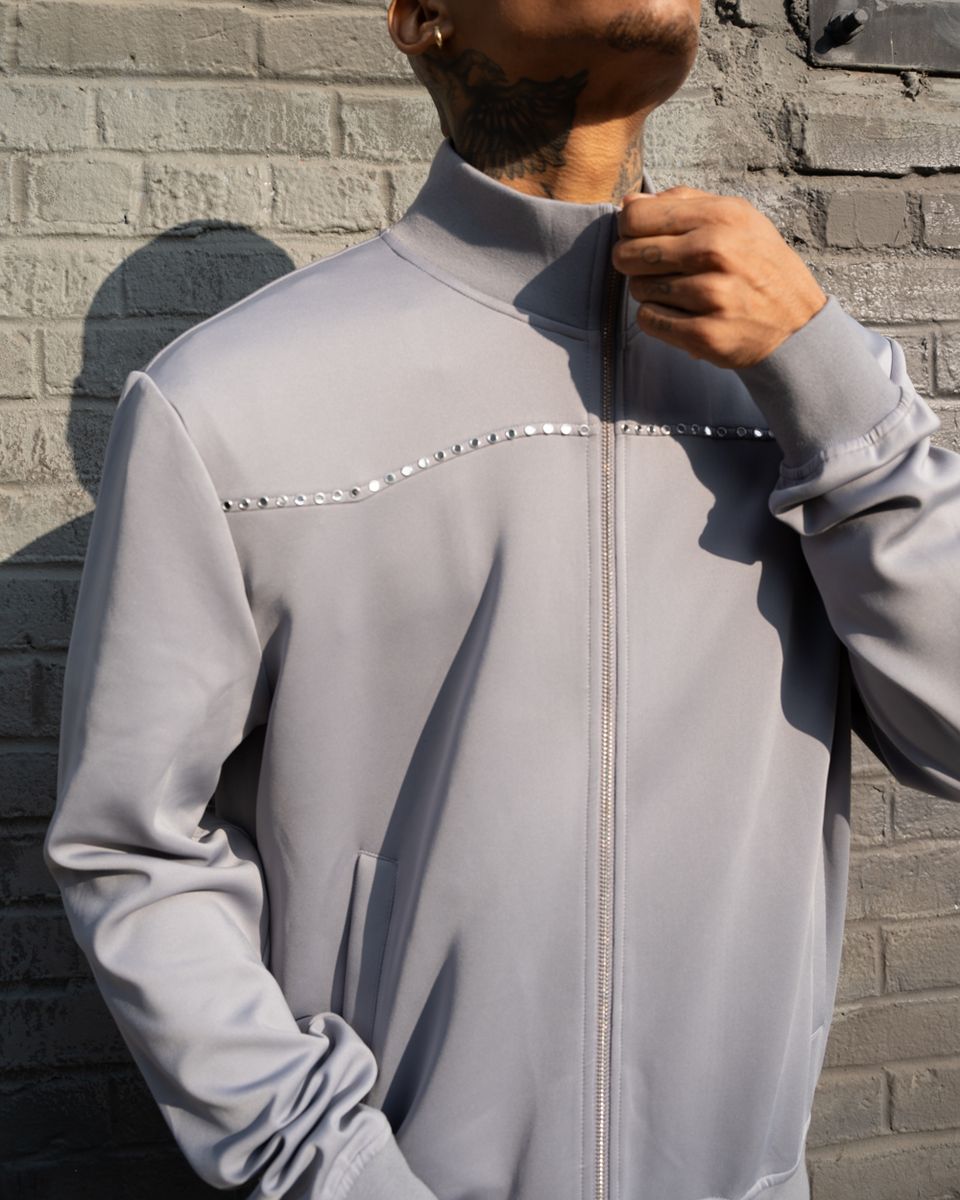 EPTM {MARTINE TRACK JACKET} - GREY