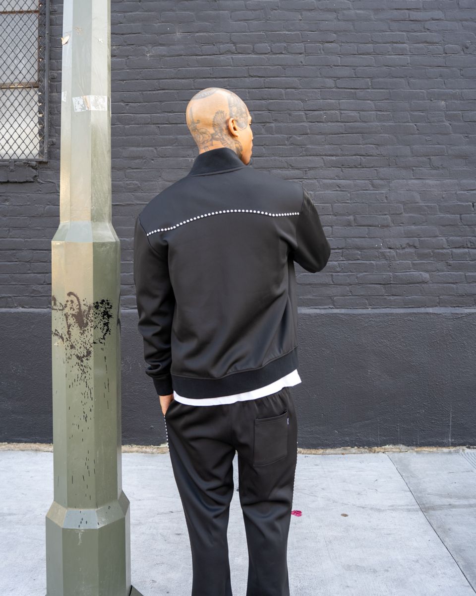 EPTM {MARTINE TRACK JACKET} - BLACK