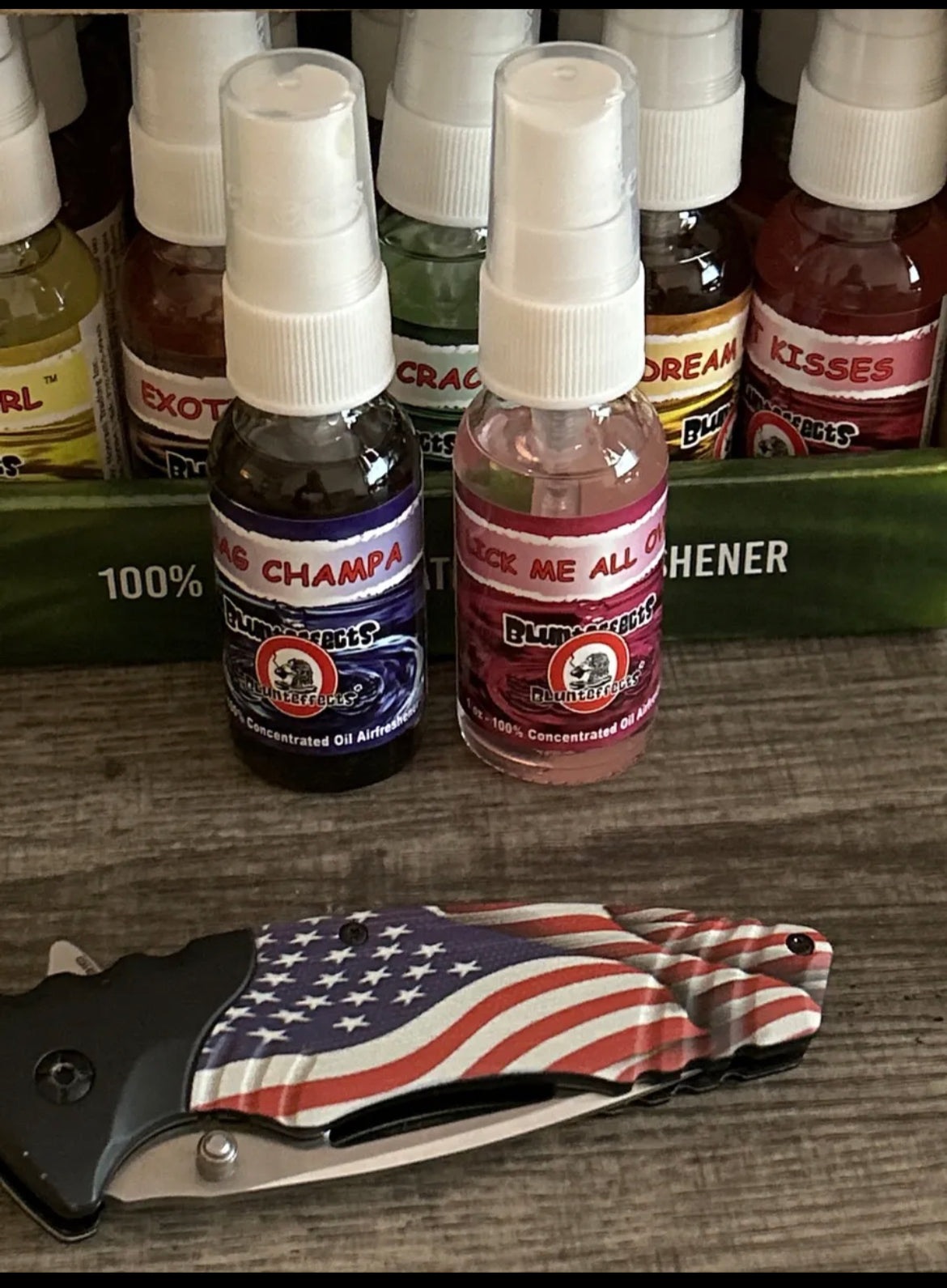 Blunteffects (100% Concentrated Air Room Freshener Home & Car Spray) assorted scents