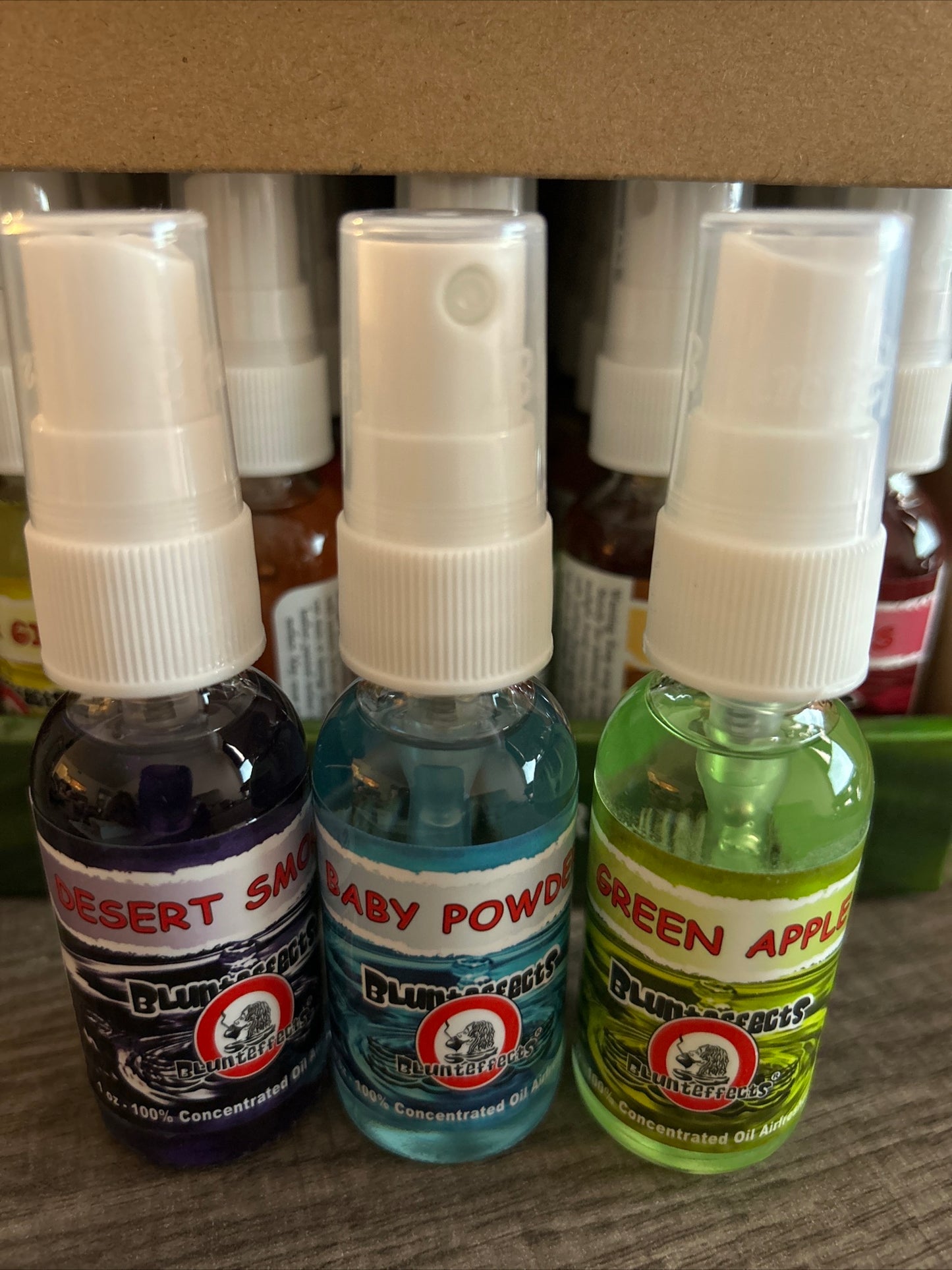 Blunteffects “5pk” (100% Concentrated Air Room Freshener Home & Car Spray)