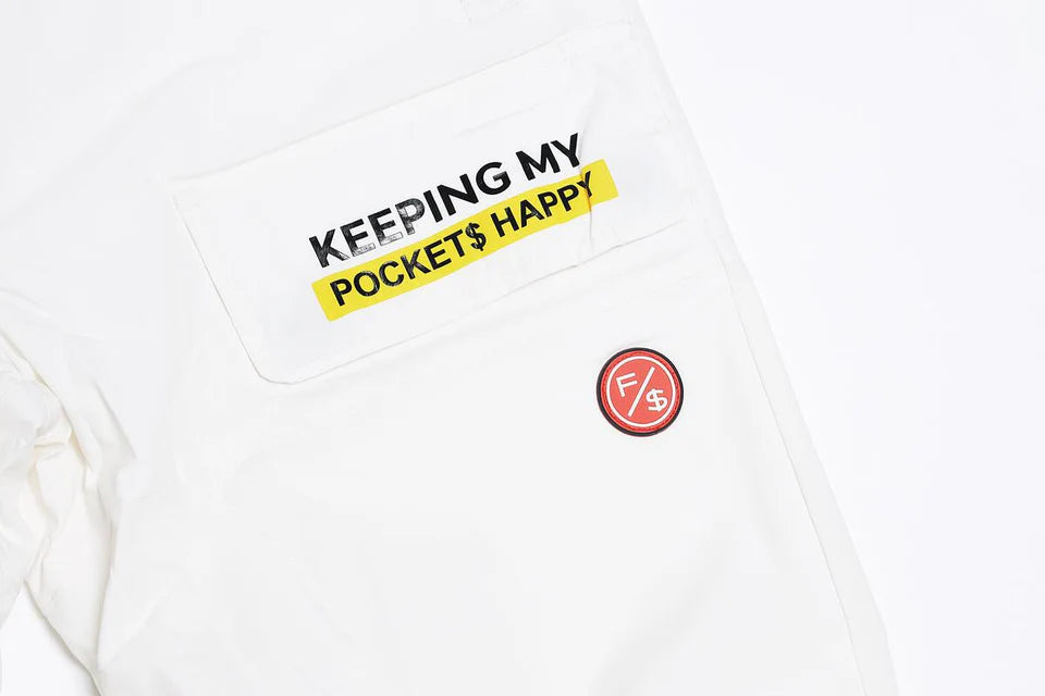 Fly Supply {HAPPY POCKETS JOGGER} (WHITE)