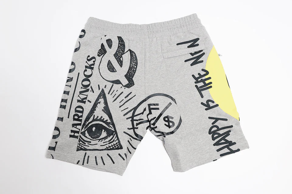 Fly Supply {NEW RICH SWEATSHORTS} (HEATHER GREY)