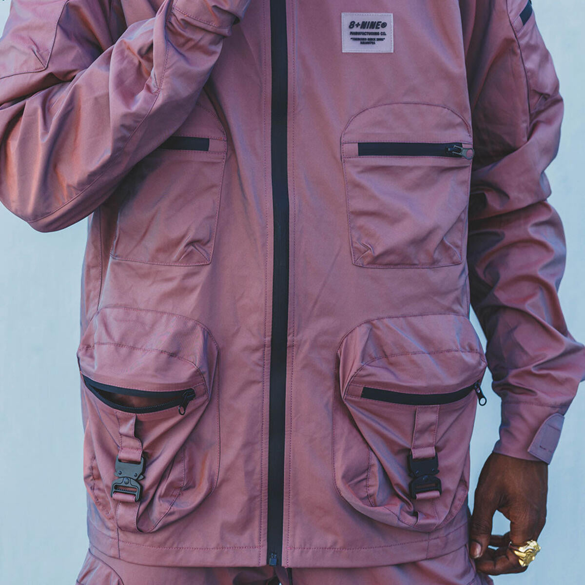8&9 (Combat Nylon Jacket Iridescent Chameleon)