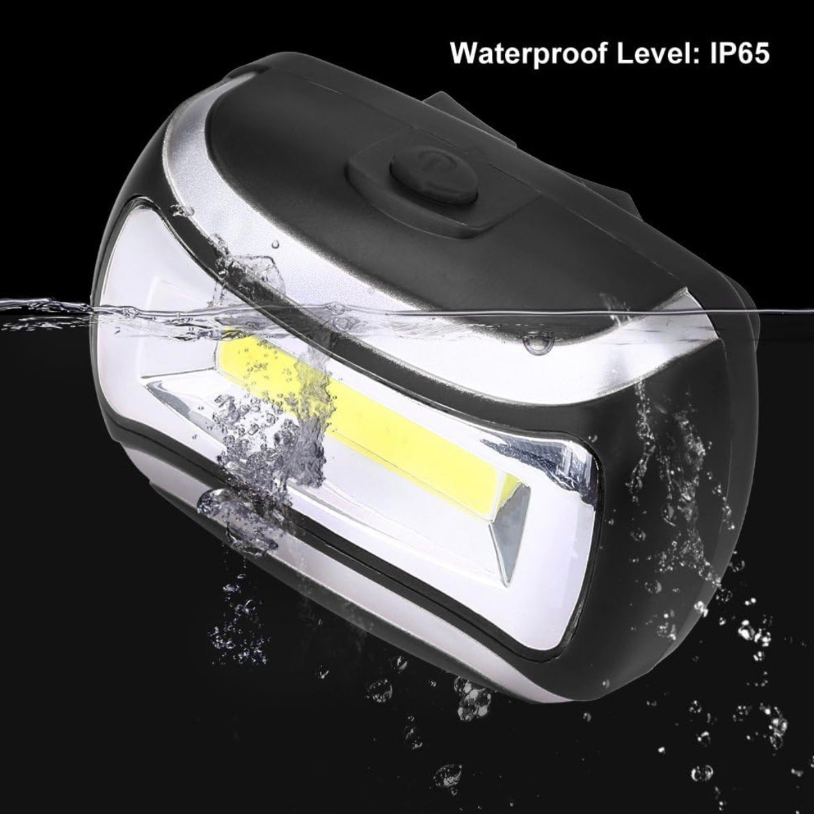 COB Headlight ch-2016 (Headlamp, Heahlight LED Zoom 3 Mode Outdoor Fishing, Camping, Hunting, Hiking, and Nighttime Biking)