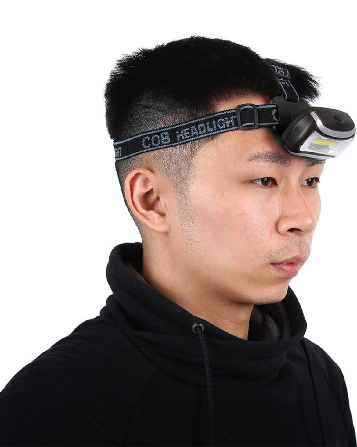 COB Headlight ch-2016 (Headlamp, Heahlight LED Zoom 3 Mode Outdoor Fishing, Camping, Hunting, Hiking, and Nighttime Biking)