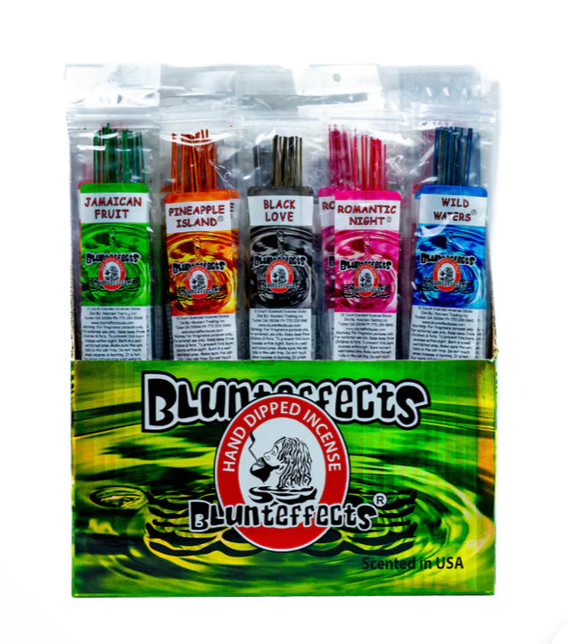 Blunteffects Small Hand-Dipped Incense - Box of 72 Assorted Packs