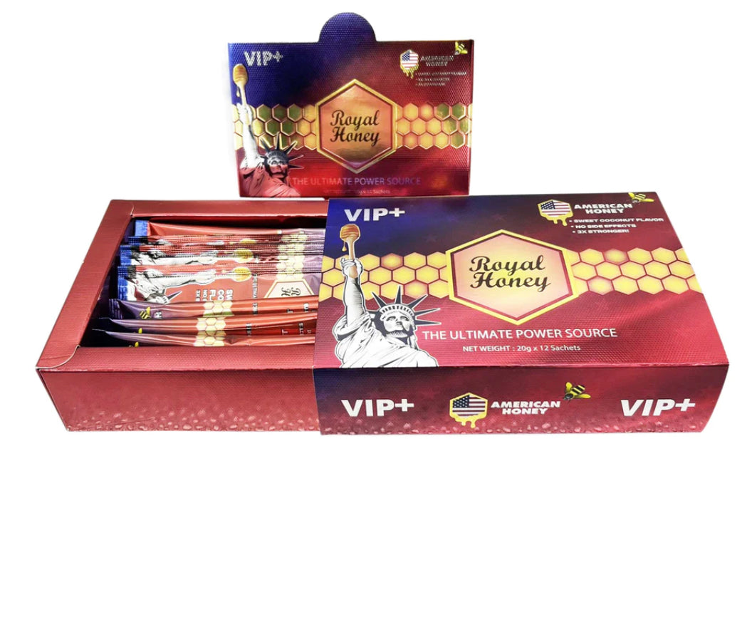 Royal Honey America VIP+ (12 Sachets - 20 G)
