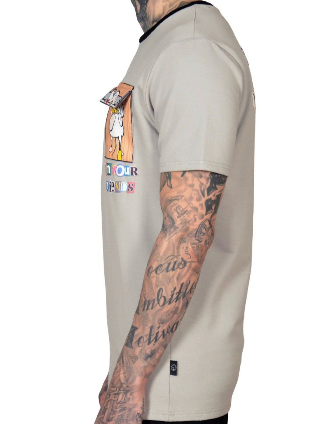 The Hideout Clothing (Never Rat Mouse Trap Pocket Tee
Men – Grey)