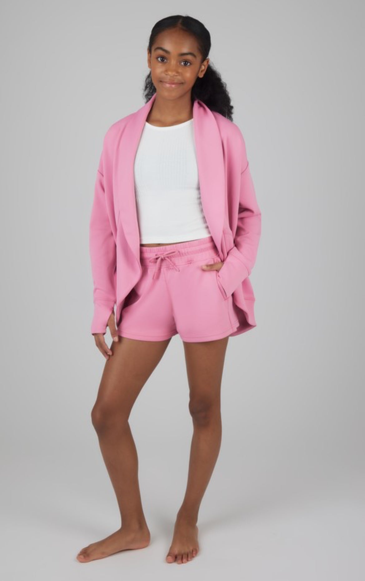Yogalicious (Kids’ Scuba Cardigan, Tank & Shorts)