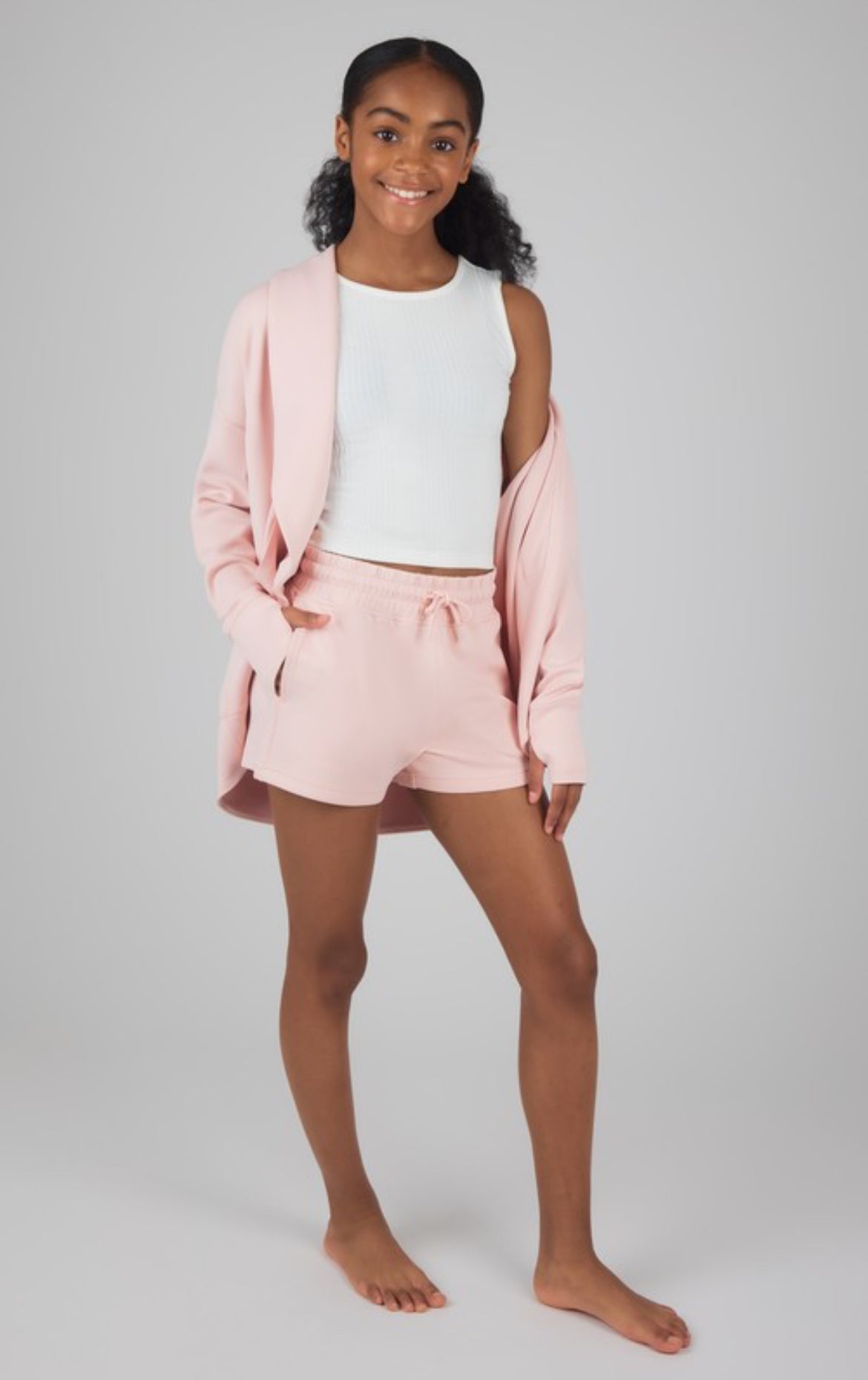 Yogalicious (Kids’ Scuba Cardigan, Tank & Shorts)