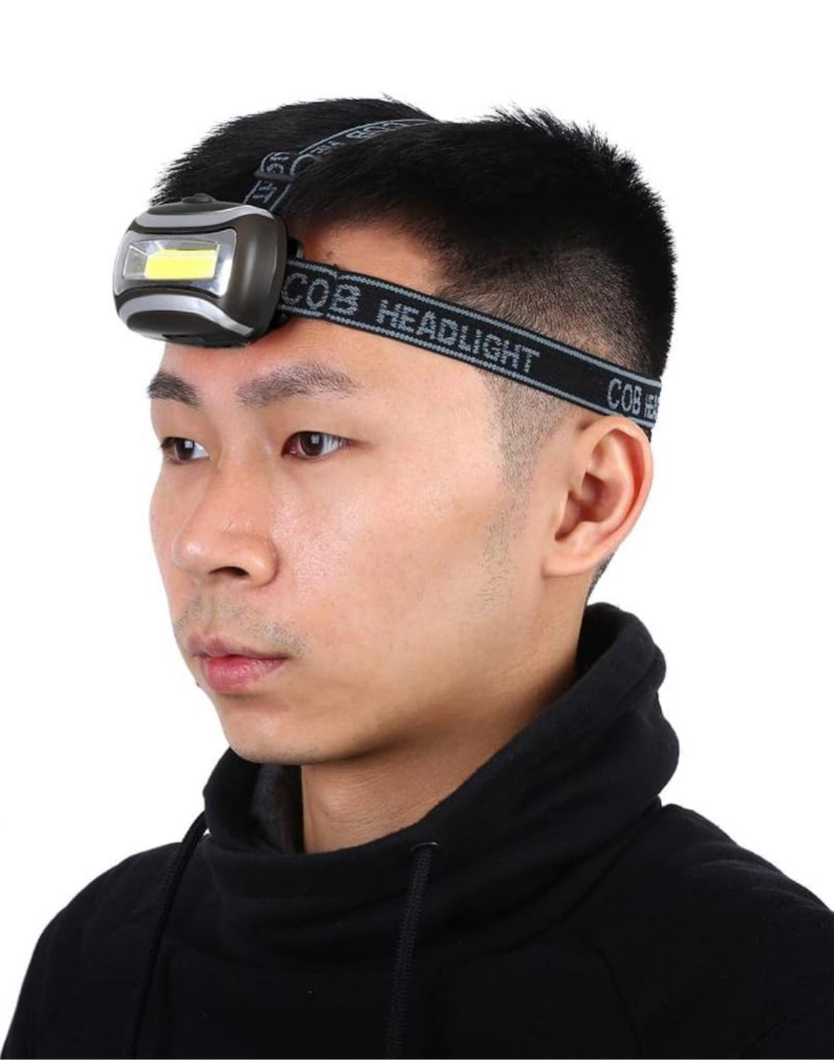 COB Headlight ch-2016 (Headlamp, Heahlight LED Zoom 3 Mode Outdoor Fishing, Camping, Hunting, Hiking, and Nighttime Biking)