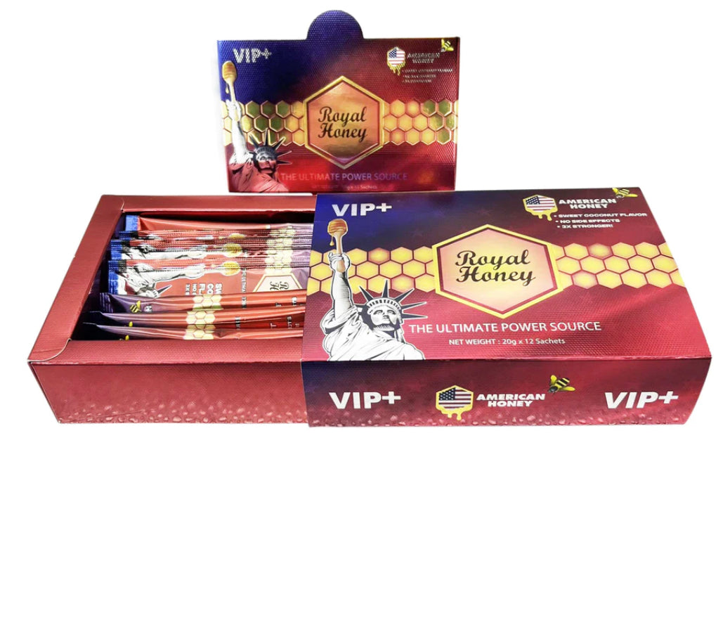 Royal Honey America VIP+ (12 Sachets - 20 G)