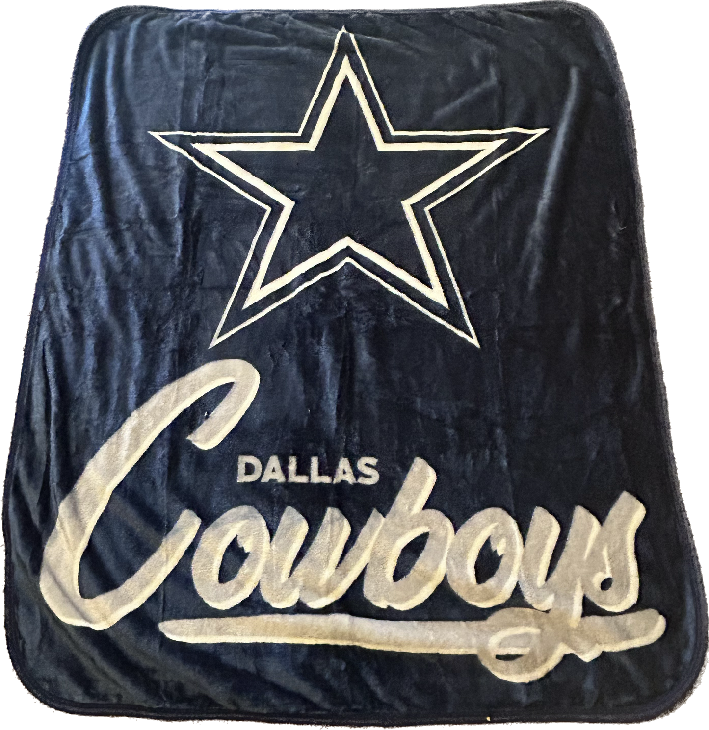 NFL DALLAS COWBOYS Royal Plush Raschel Throw