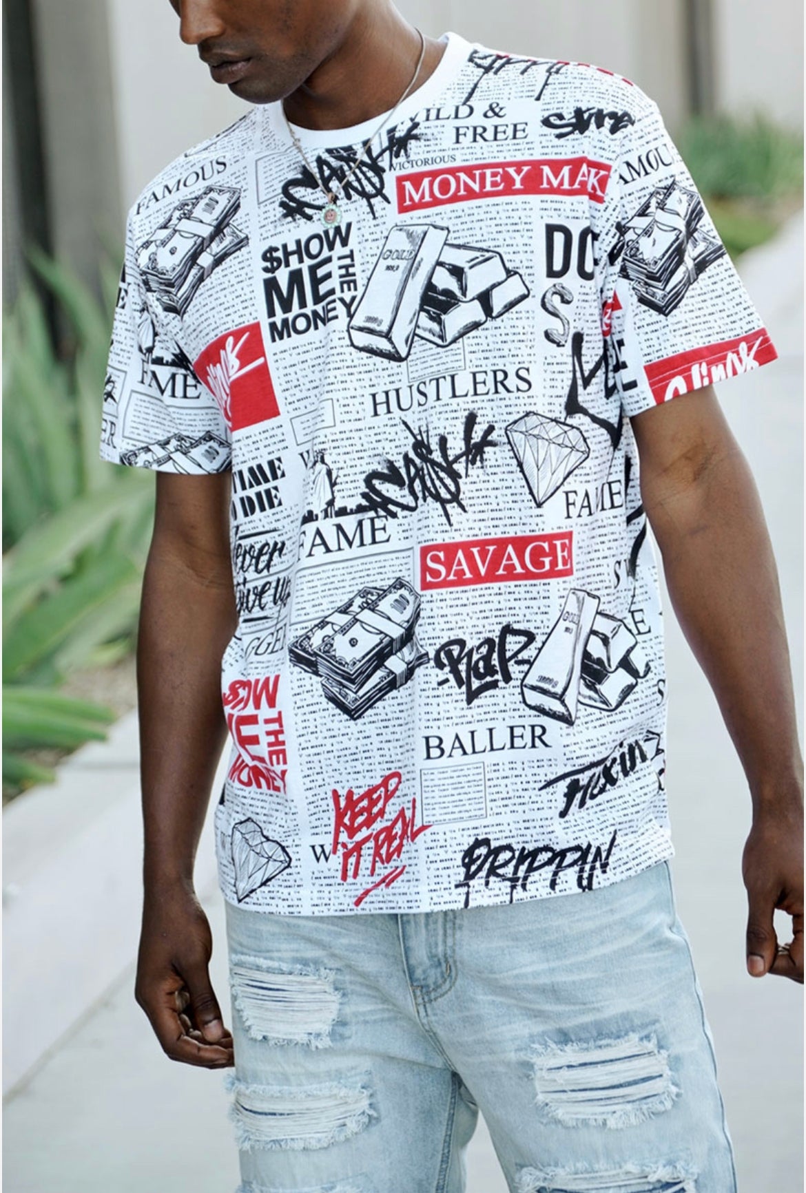 Victorious (hustlers news t-shirt
