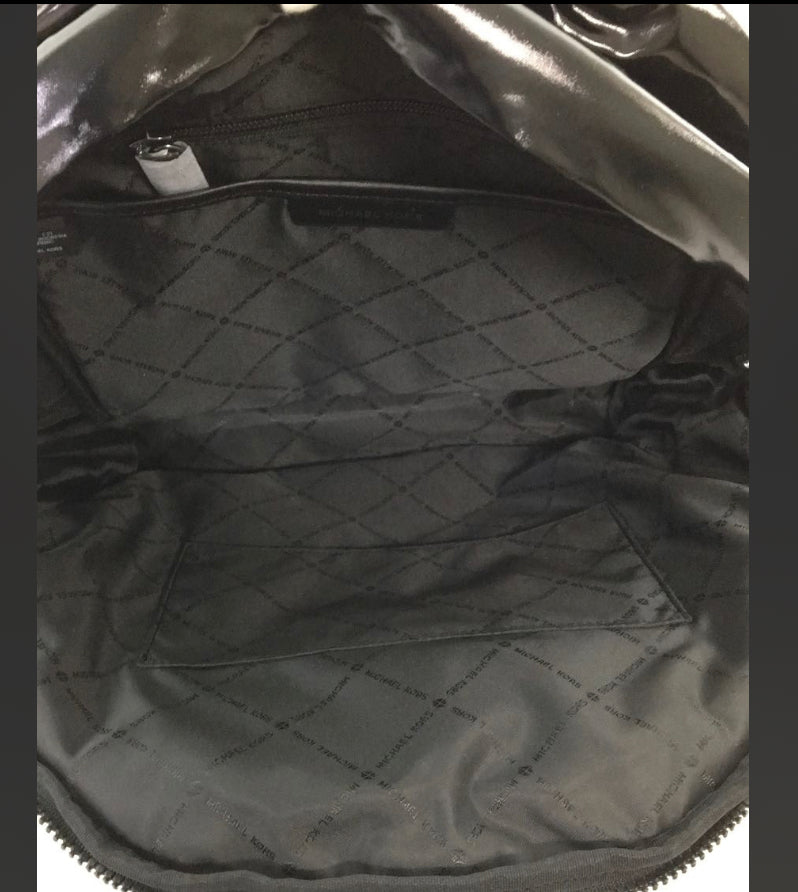 Michael Kors (Rae Medium Quilted Shiny Nylon Backpack Bag)
