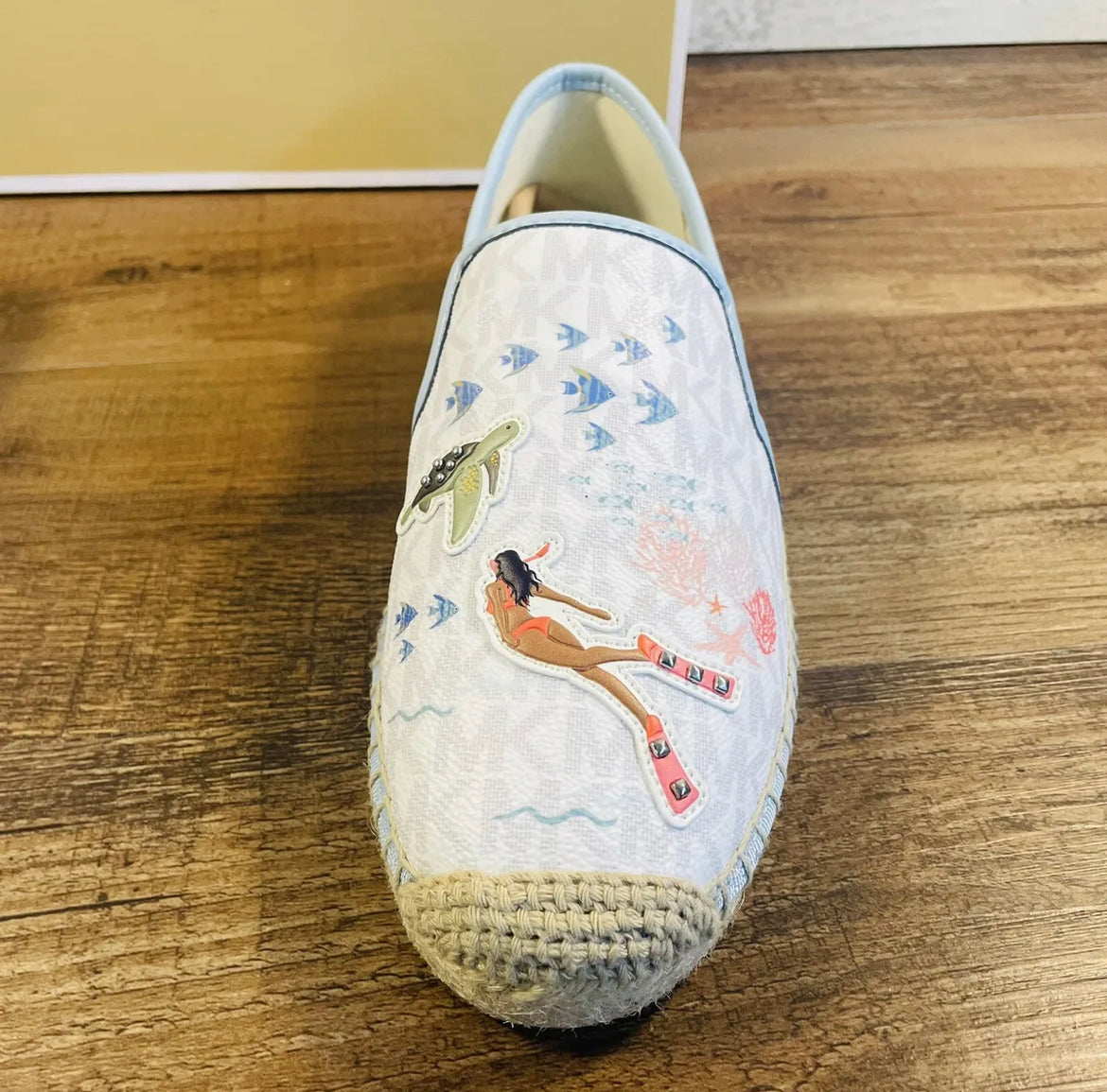 Michael Kors (Hastings Espadrille Flats Slip on Beach MK’s)sz 9.5M