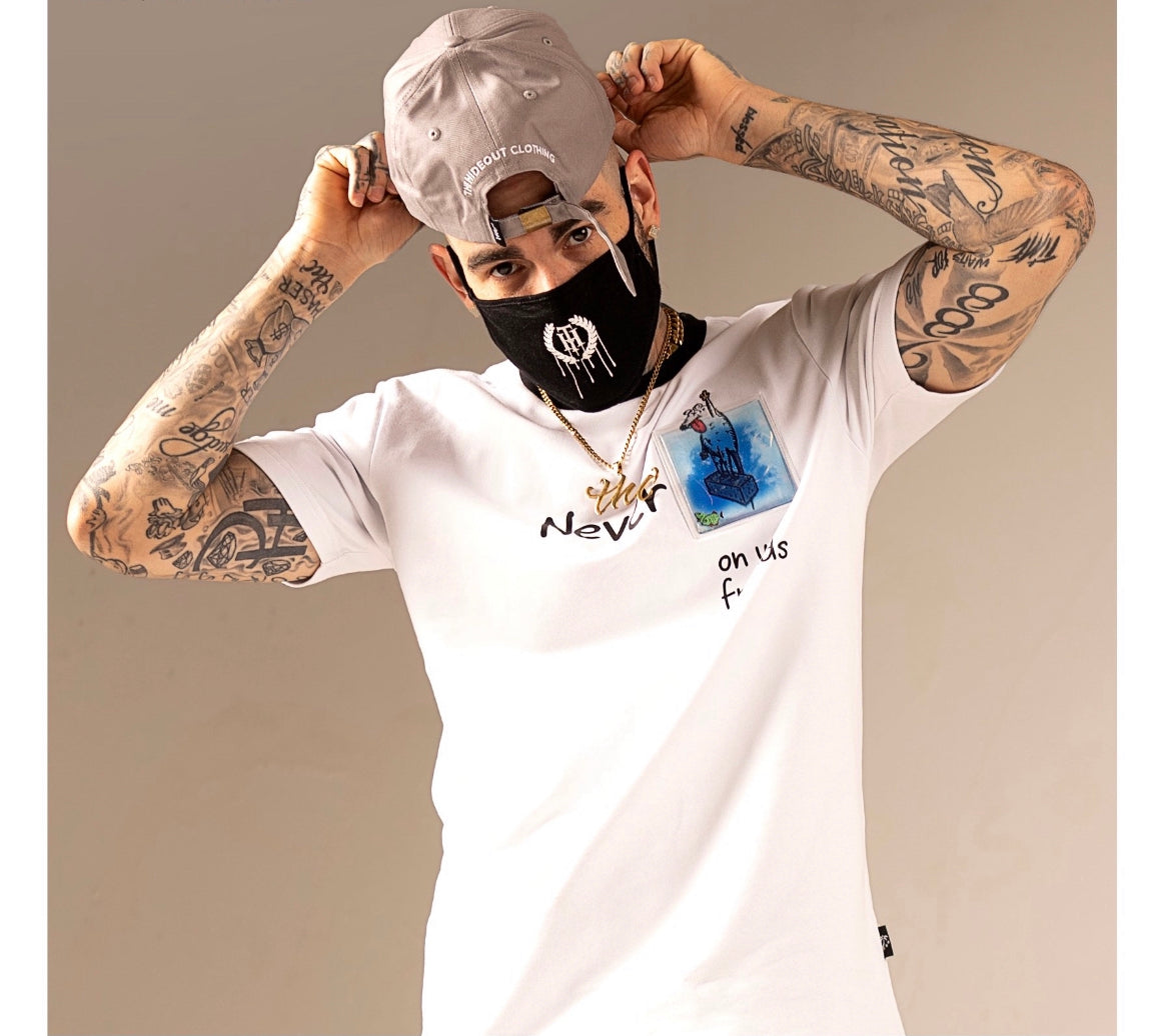 The Hideout Clothing ( Never Rat Swim With The Fishes Pocket Tee)