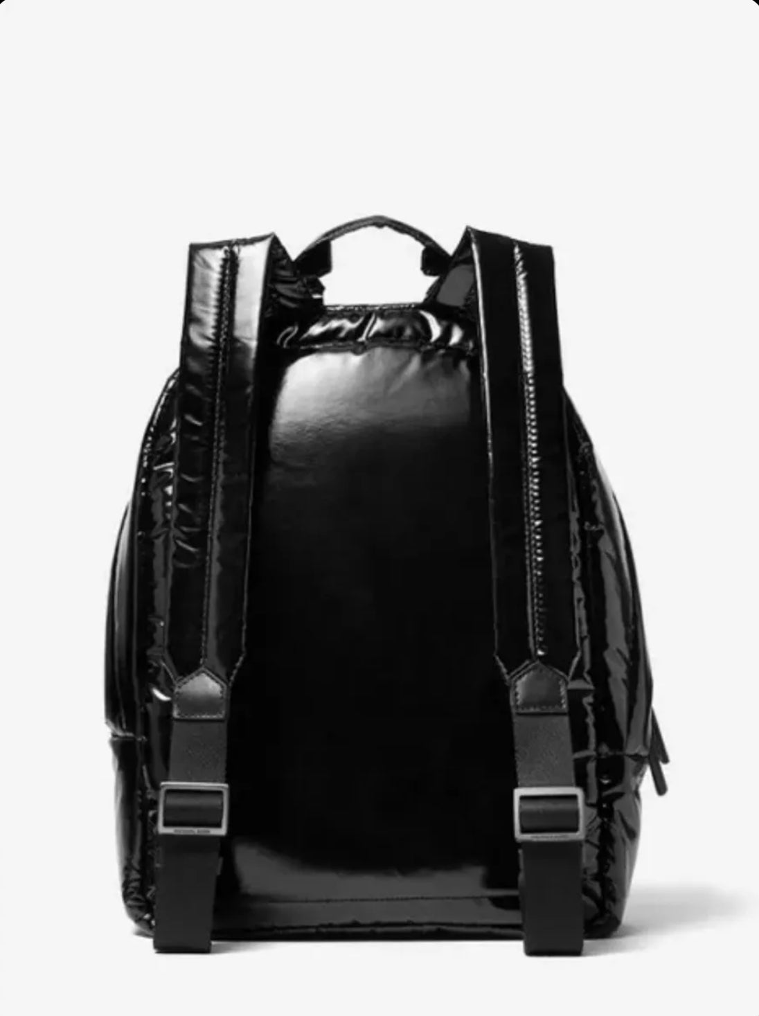 Michael Kors (Rae Medium Quilted Shiny Nylon Backpack Bag)