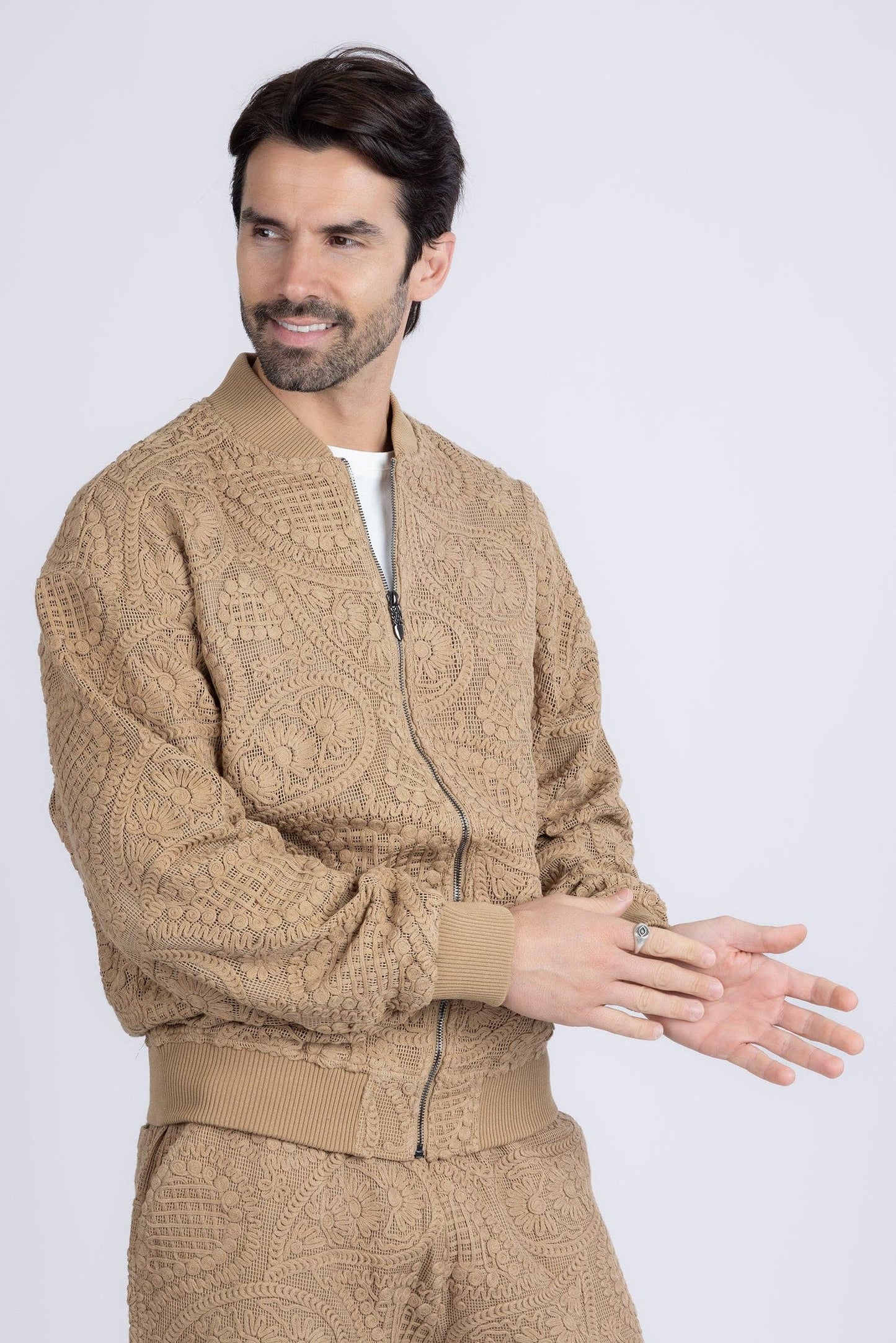 BARABAS {Pune Crochet Bomber Jacket}