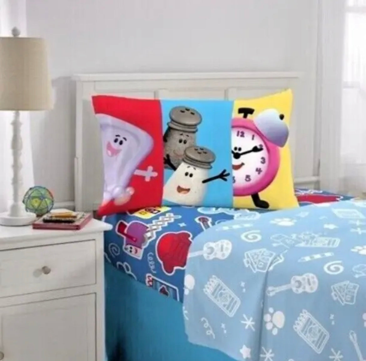 Nickelodeon Blue's Clues & You Kids Twin Sheet Set 3 Piece Set