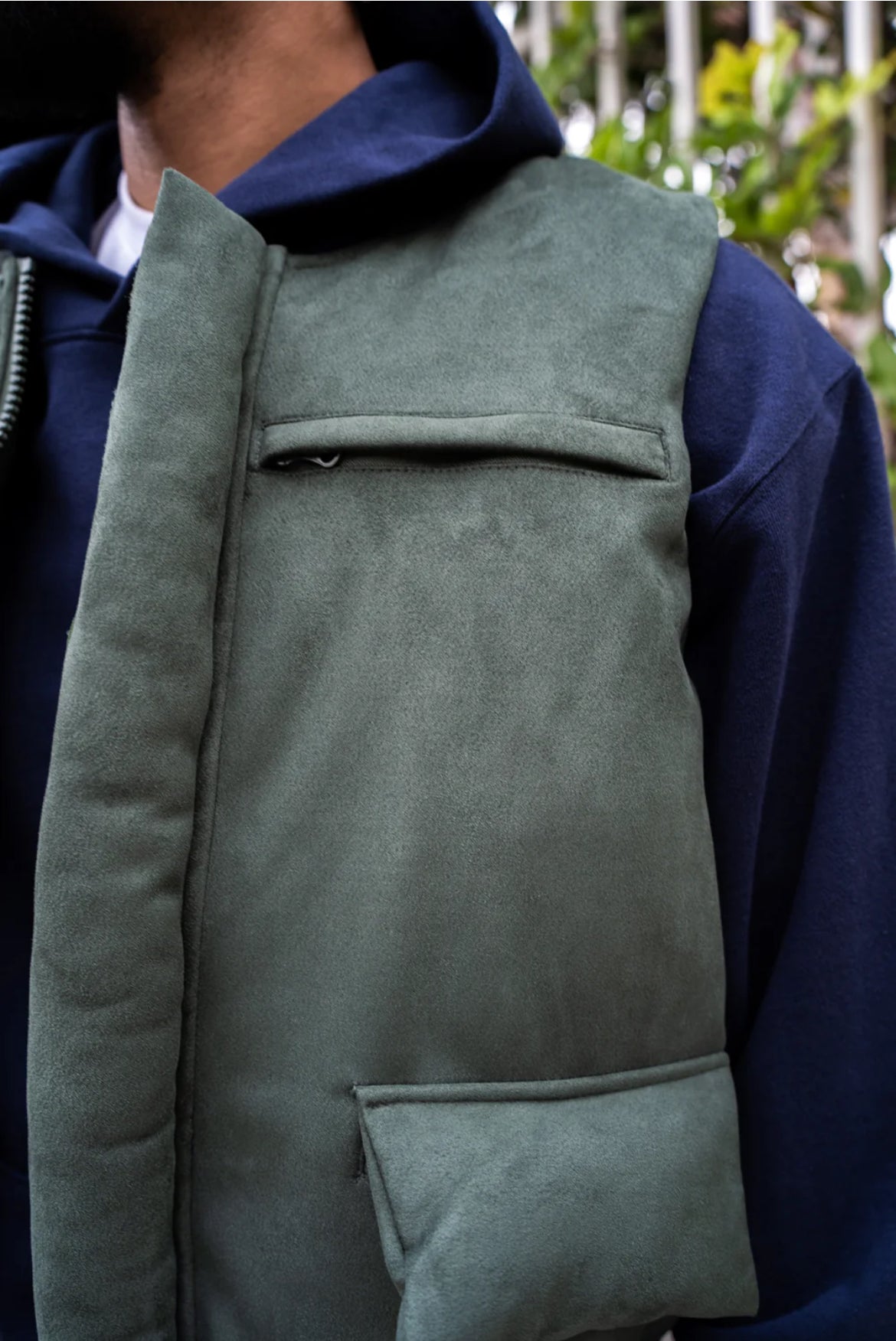 EPTM (SUEDE BUBBLE VEST) [HUNTER GREEN]