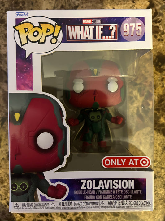 Funko Pop! (What If Marvel Wandavision ZOLAVISION #975 Target Exclusive Vinyl Bobble)